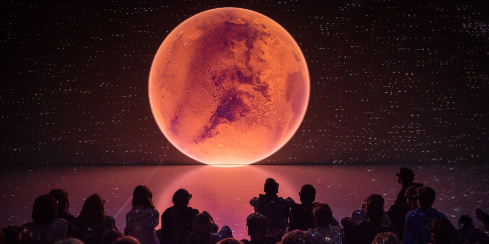 Den Mars entdecken und staunen